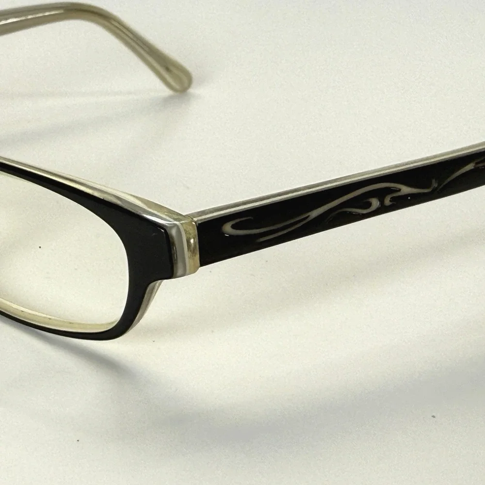 NORMA KAMALI 7190 Eyeglasses Frame Only 48-16-140 Black Full Rim‎ Rectangle